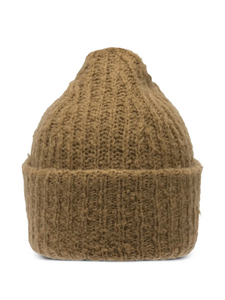  Guest In Residence Ribbed Beanie Hat - Brown 