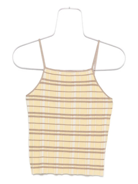 Guest In Residence Striped Top - Yellow 