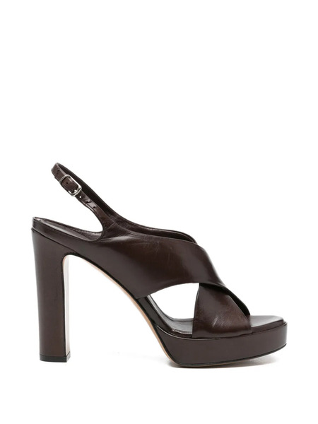  Guglielmo Rotta Crossover-strap Sandals - Brown 