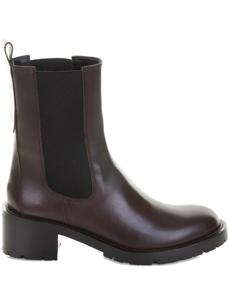  Guglielmo Rotta Elastic-panel Leather Chelsea Boots - Brown 