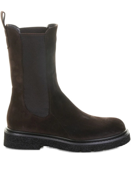  Guglielmo Rotta Elastic-panel Suede Chelsea Boots - Brown 