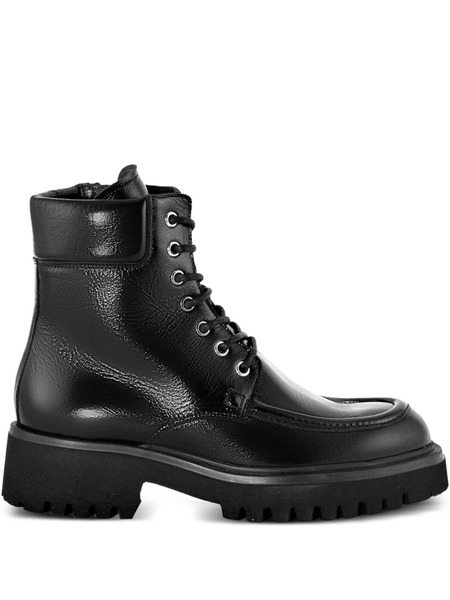  Guglielmo Rotta Lace-up Zip-up Boots - Black 