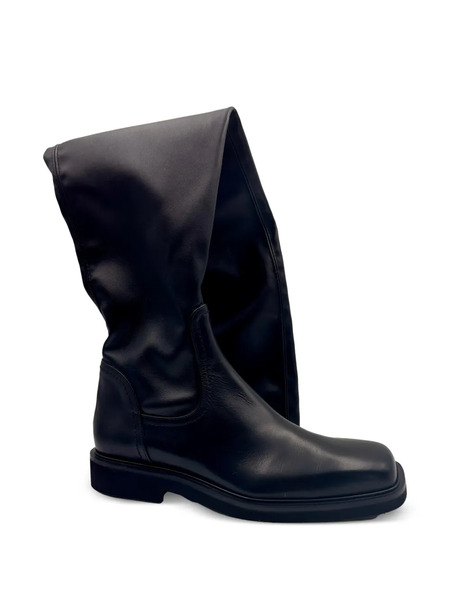  Guglielmo Rotta Square-toe Over-the-knee Boots - Black 