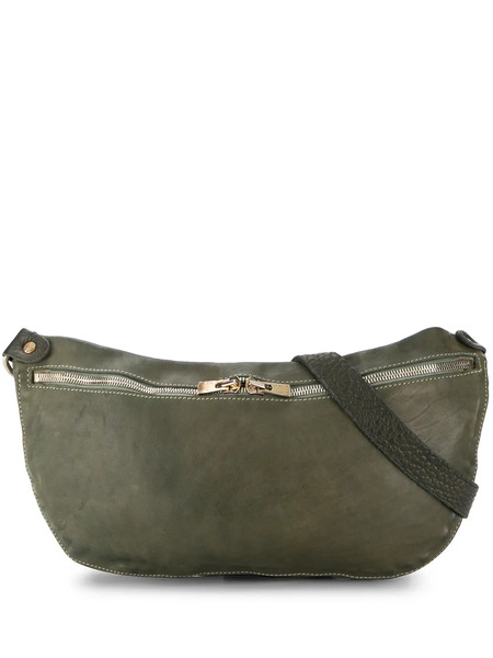  Guidi Contrast Stitching Belt Bag - Green 