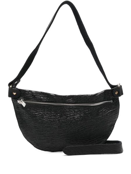  Guidi Grained Belt Bag - Black 