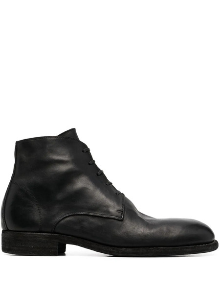  Guidi Lace-up Desert Boots - Black 