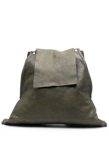  Guidi Leather Backpack - Green 
