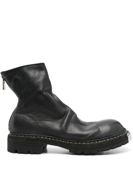  Guidi Leather Boots - Black 
