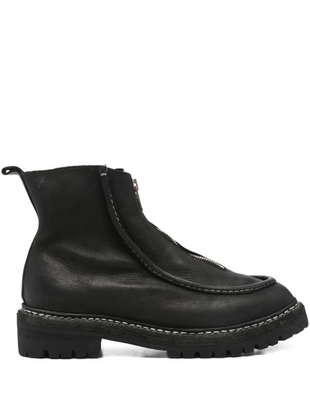  Guidi Leather Boots - Black 