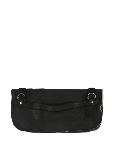  Guidi Leather Shoulder Bag - Black 