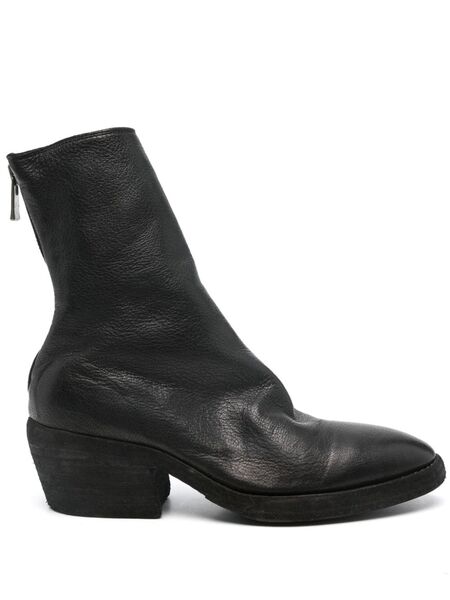  Guidi 55mm Leather Boots - Black 