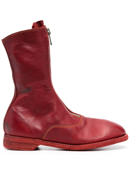  Guidi 310 Zip-up Boots - Red 
