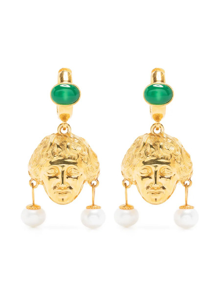  Gunia Project Atlas Head Earrings - Gold 
