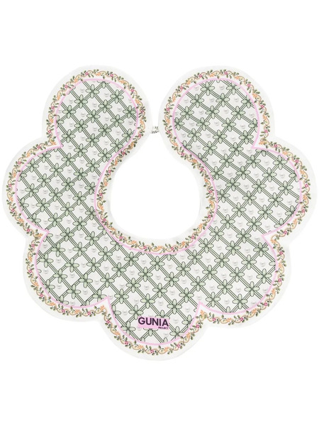  Gunia Project Scalloped Floral-print Collar - Neutrals 