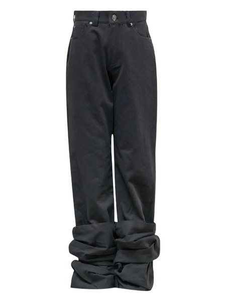  Hache Reverse Cotton Pants - Grey 