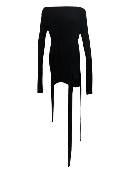  Hache Twine Mini Dress - Black 