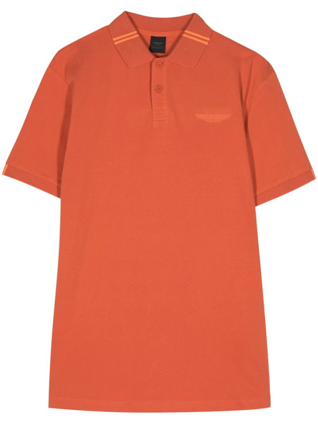  Hackett Aston Martin Logo Polo Shirt - Orange 