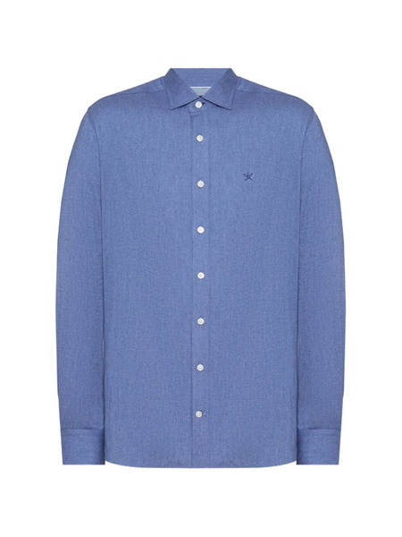  Hackett Flannel-tape Shirt - Blue 