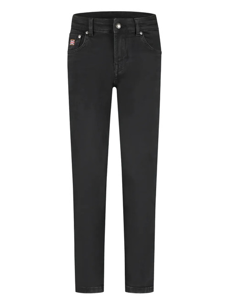  Hackett Kids Logo-patch Jeans - Black 