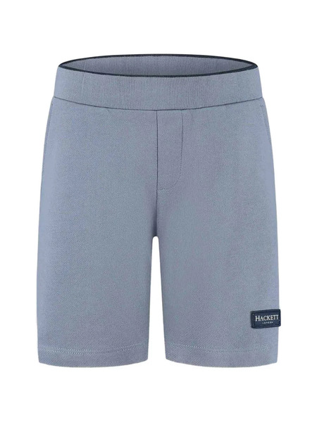  Hackett Kids Logo Patch Shorts - Blue 