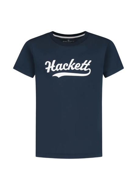  Hackett Kids Logo-print T-shirt - Blue 