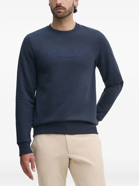  Hackett Logo-embroidered Sweatshirt - Blue 