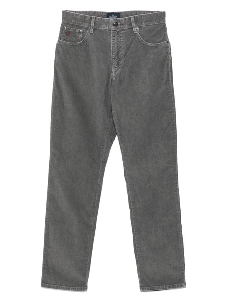  Hackett Logo-embroidered Trousers - Grey 