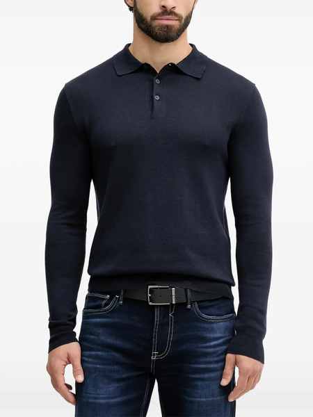  Hackett Long-sleeve Polo Shirt - Blue 