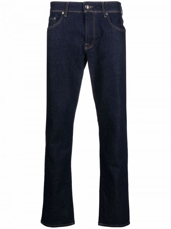  Hackett Mid-rise Slim-fit Jeans - Blue 