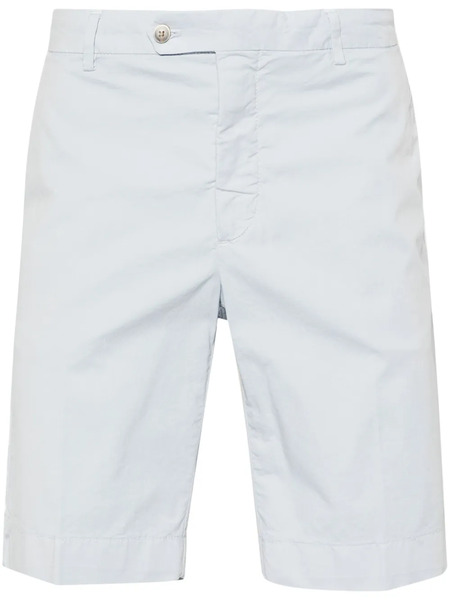  Hackett Mid-rise Twill Chino Shorts - Blue 