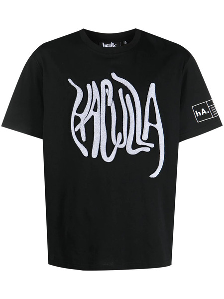  Haculla Chenille Logo Patch T-shirt - Black 