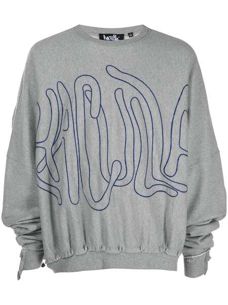  Haculla Embroidered-logo Sweatshirt - Black 