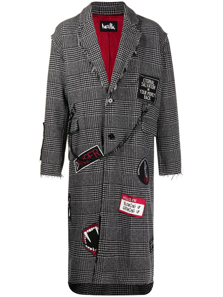  Haculla Eternal Salvation Trench Coat - Grey 