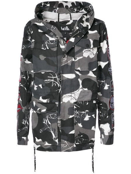  Haculla Kustom Camouflage Coat - Grey 