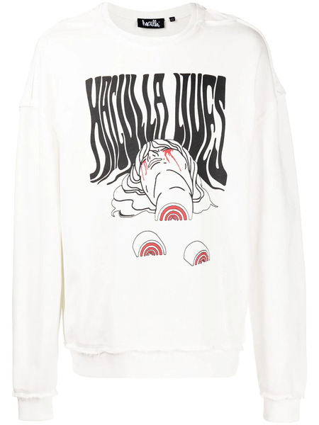  Haculla Logo-print Jumper - White 
