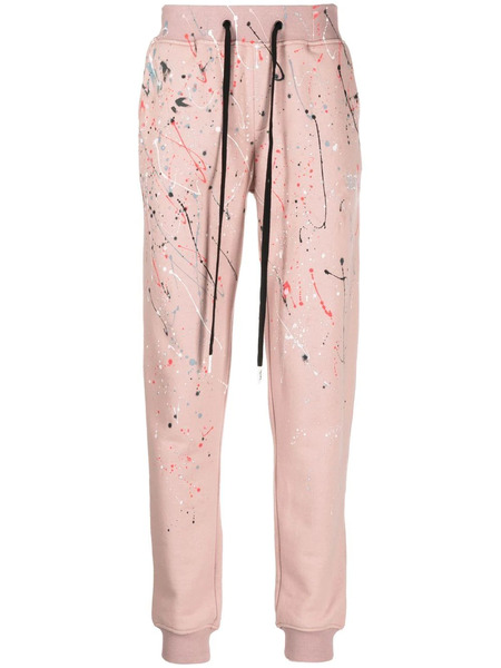  Haculla Paint-splatter Track Pants - Pink 