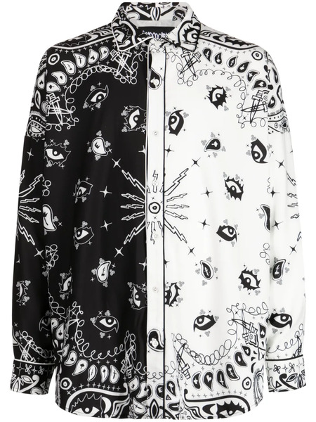  Haculla Paisley-print Button-up Shirt - White 