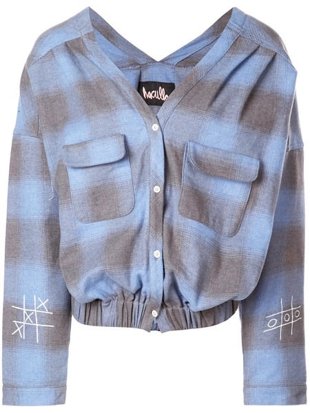  Haculla Plaid Blouse - Blue 