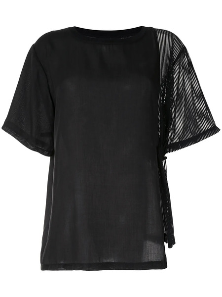  Haculla Sheer Short-sleeve T-shirt - Black 