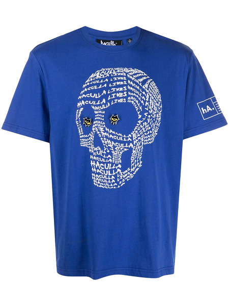  Haculla Skull-print T-shirt - Blue 