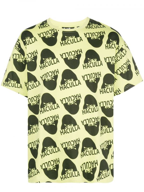  Haculla Watching You Drop-shoulder T-shirt - Green 