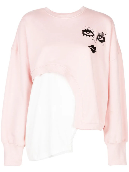  Haculla Witch Hybrid Sweatshirt - Pink 