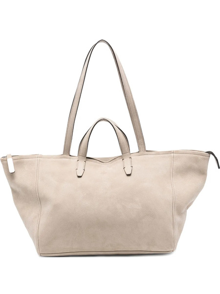  Hags Colette Suede Tote Bag - Neutrals 