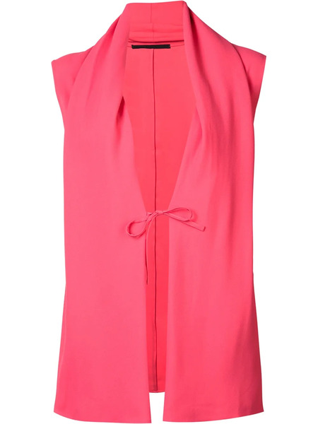  Haider Ackermann Open Shawl Lapel Top - Pink 