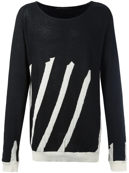  Haider Ackermann Striped Jumper - Black 