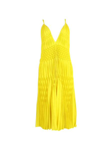  Haider Ackermann V-neck Dress - Yellow 