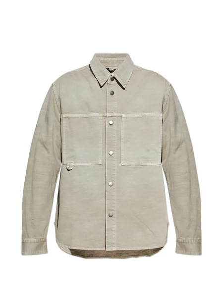  Haikure Arno Patch Pocket Shirt - Neutrals 