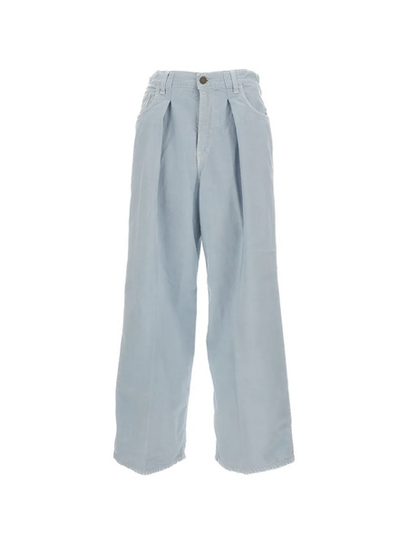  Haikure Candy Pleated Wide-leg Jeans - Blue 