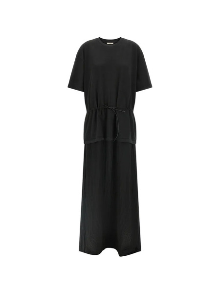  Haikure Drawstring Midi Dress - Black 