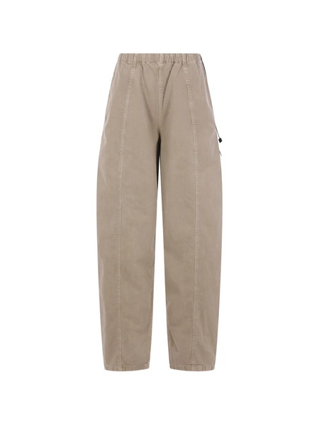  Haikure Elastic-waistband Trousers - Neutrals 